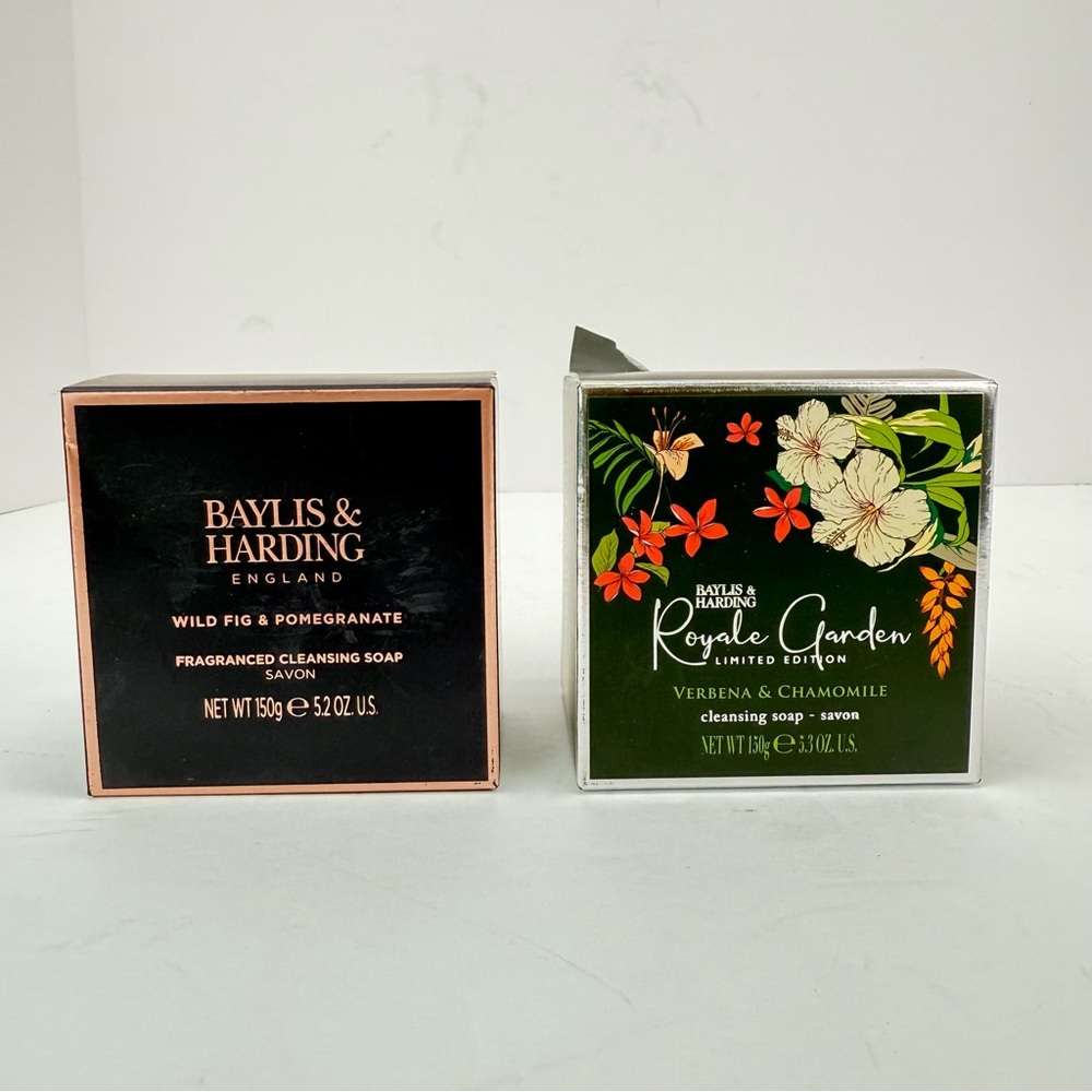 Baylis & Harding Fragrance Cleansing Soap Wild Fig Pomegranate NEW